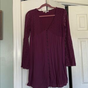 Jolt Deep Purple dress